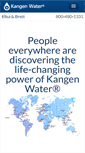 Mobile Screenshot of kangenwaterlifestyle.com