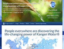 Tablet Screenshot of kangenwaterlifestyle.com
